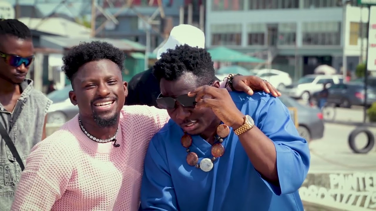 TERRY APALA entertains on the streets of Lekki