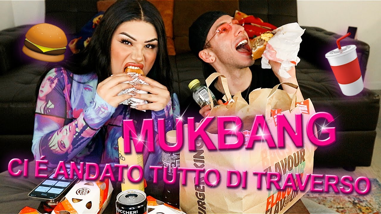 MUKBANG E CIBO DI TRAVERSO FT. ANGEL MCQUEEN *Burger king edition*