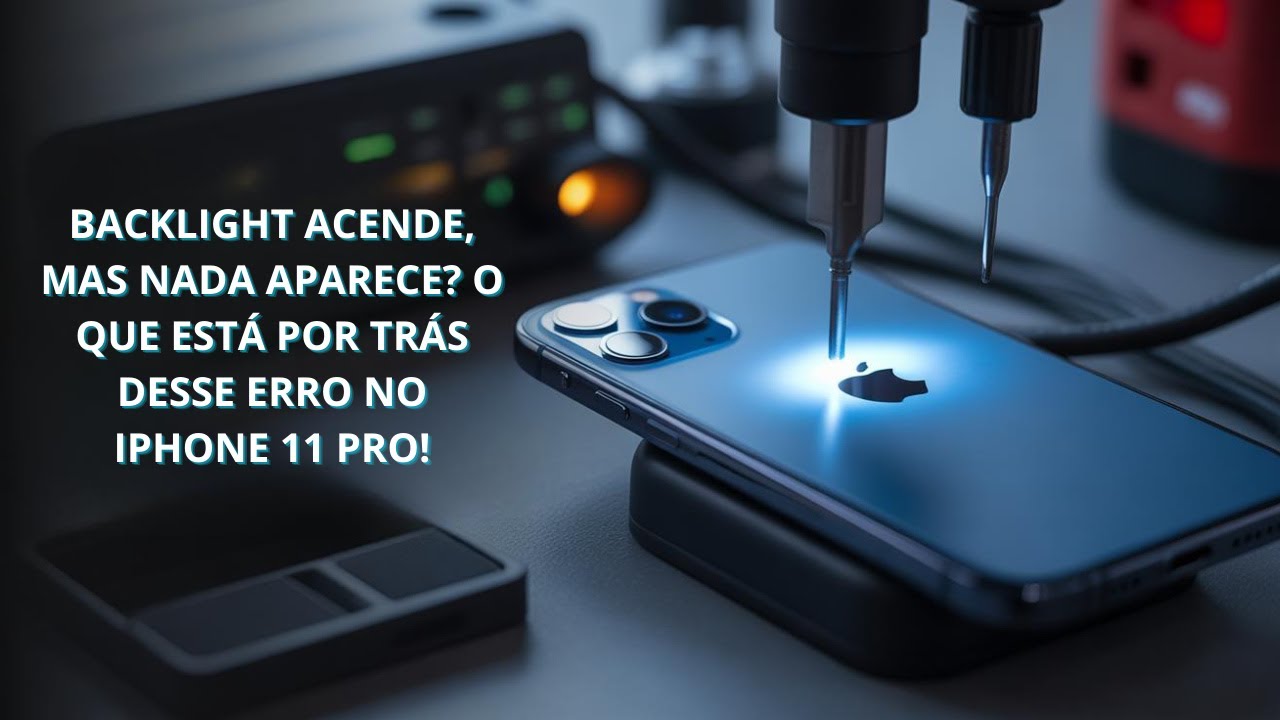 BACKLIGHT ACENDE, MAS NADA APARECE? O QUE ESTÁ POR TRÁS DESSE ERRO NO IPHONE 11 PRO!