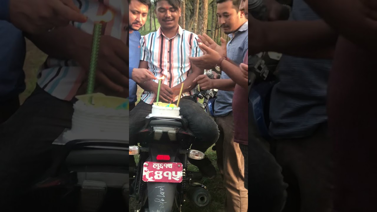 Happy birthday celebration bikram