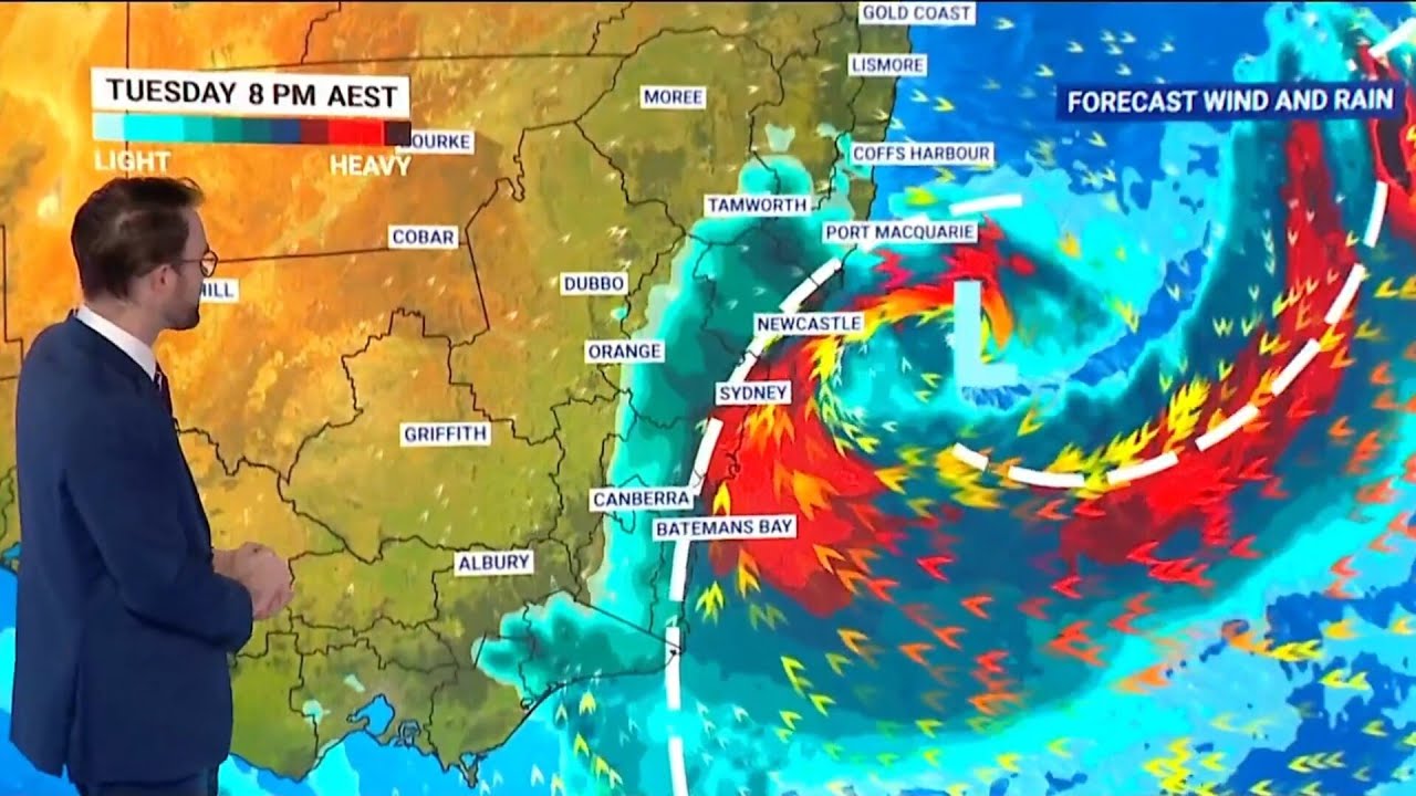 ‘Bomb cyclone’: NSW braces for wild weather as east coast low forms