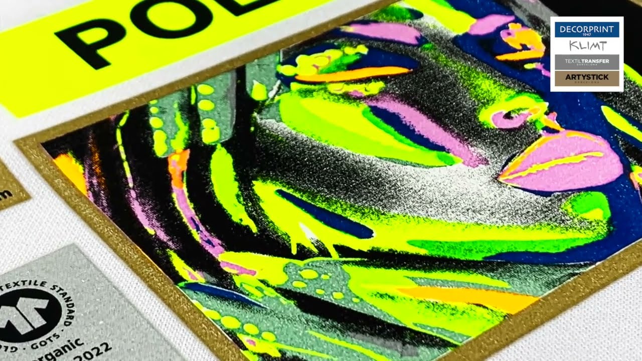 FLUOR: Transfer Textil Elástico y con Blocker | Colores Neón de Alta Resistencia