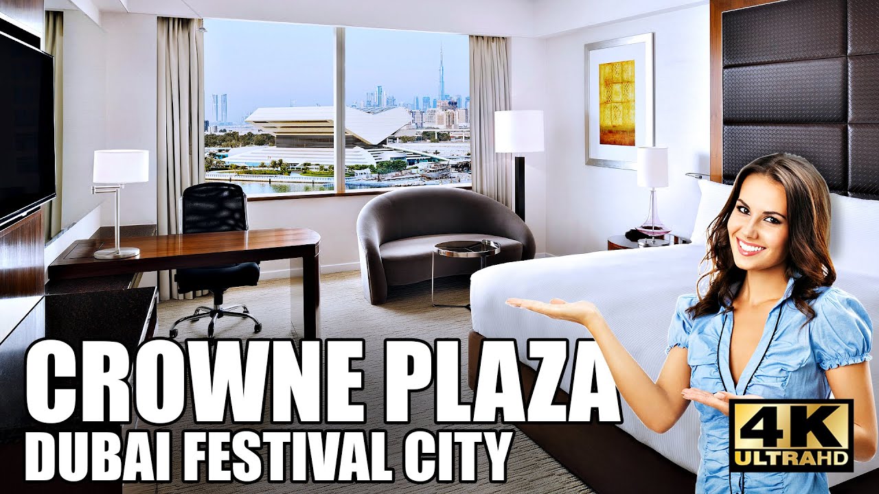 INSIDE CROWNE PLAZA DUBAI FESTIVAL CITY TOUR 4K 🇦🇪