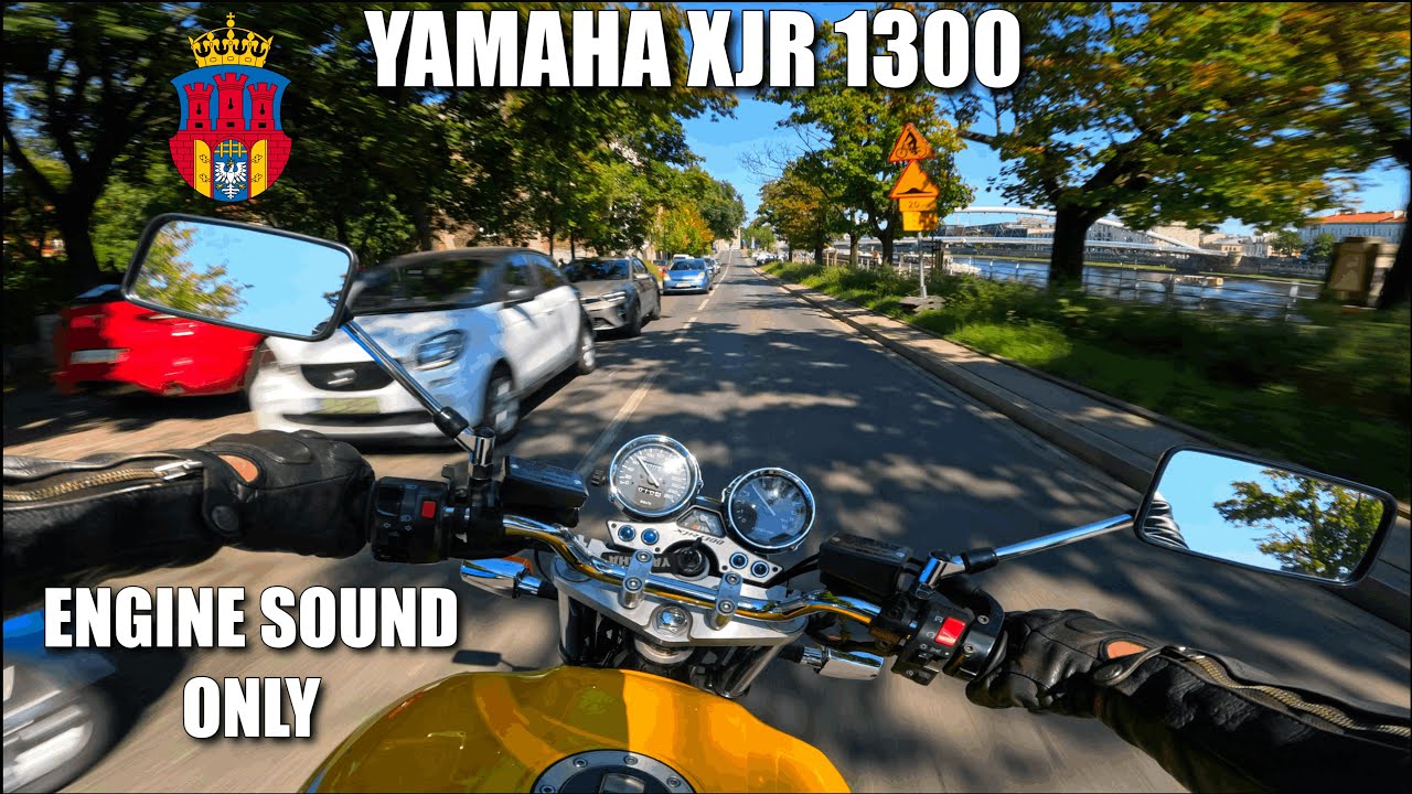 I'm riding through Krakow in 31C weather | Yamaha XJR 1300 | 4K GoPro 13 POV