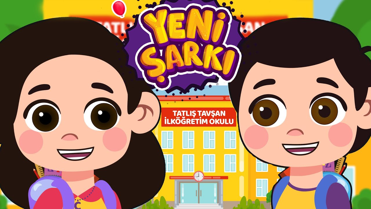 Okula Hazırlık Şarkısı | Eğitici Ve Eğlenceli Bebek ve Çocuk Şarkısı | Çizgi Film | Tatlış Tavşan
