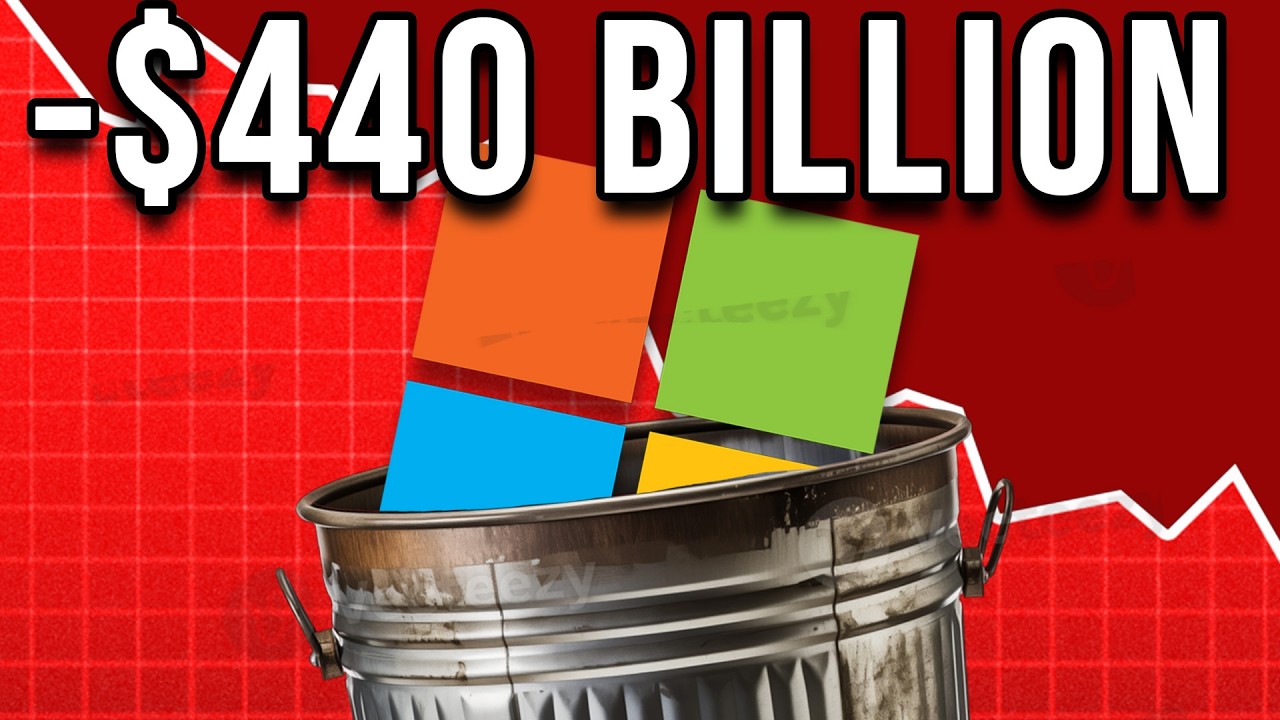 Microsoft Crashes $440 BILLION over Copilot AI Failure, Windows 11 AI Slop
