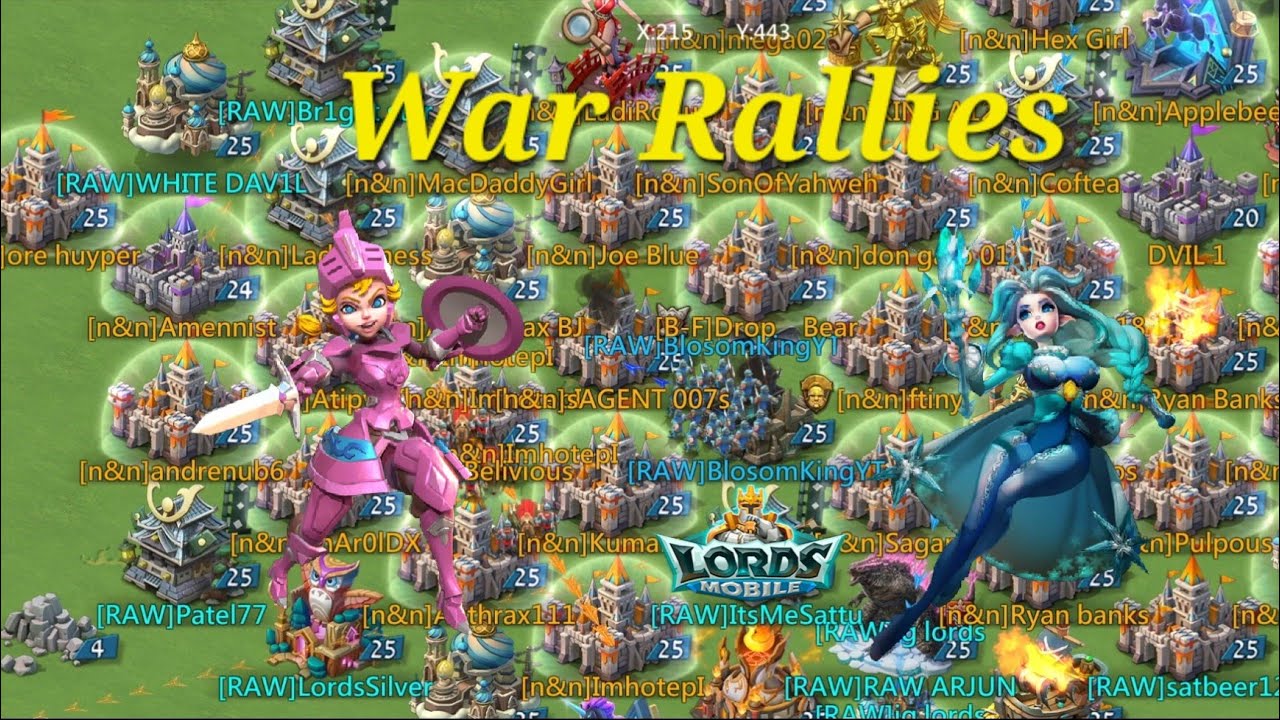 War Rallies Everywhere!!!/Lords Mobile