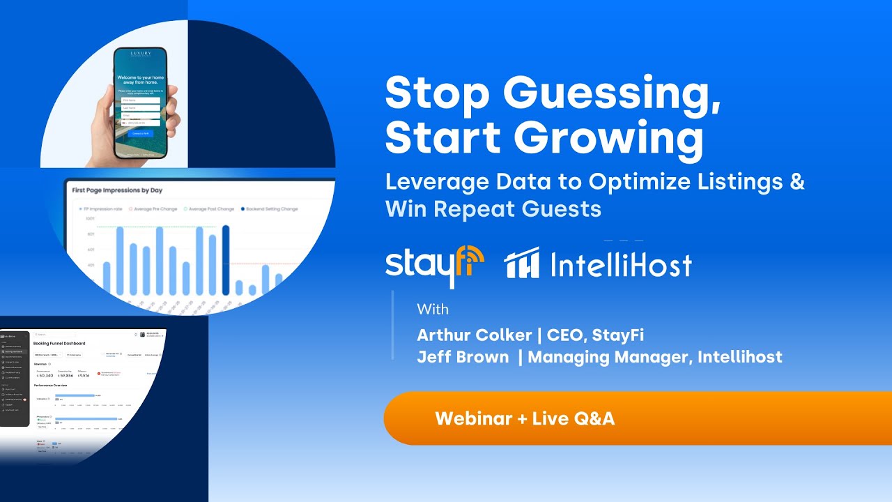 How to Use Data to Optimize Your Vacation Rental Listings & Win Repeat Guests | StayFi x IntelliHost