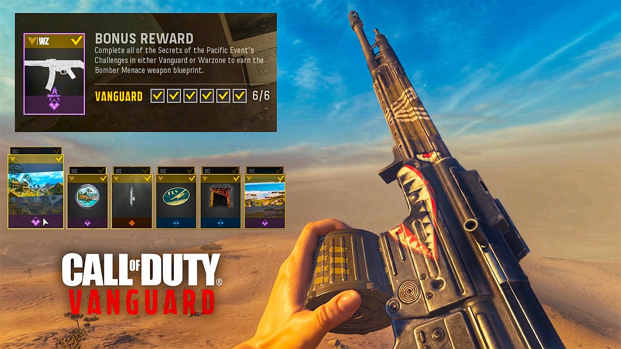 NEW! STG44 Bomber Menace Blueprint - Secrets Of The Pacific Reward - Vanguard