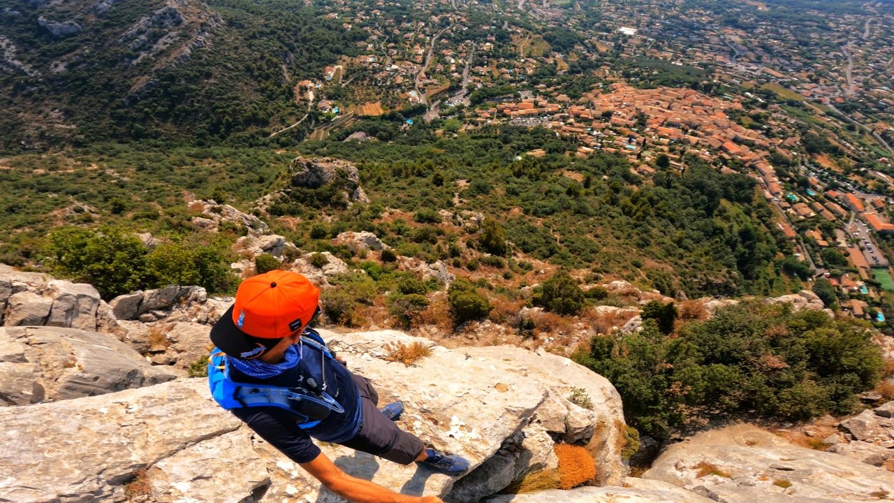 Rando/escalade Voie Rouge Baou de Saint Jeannet