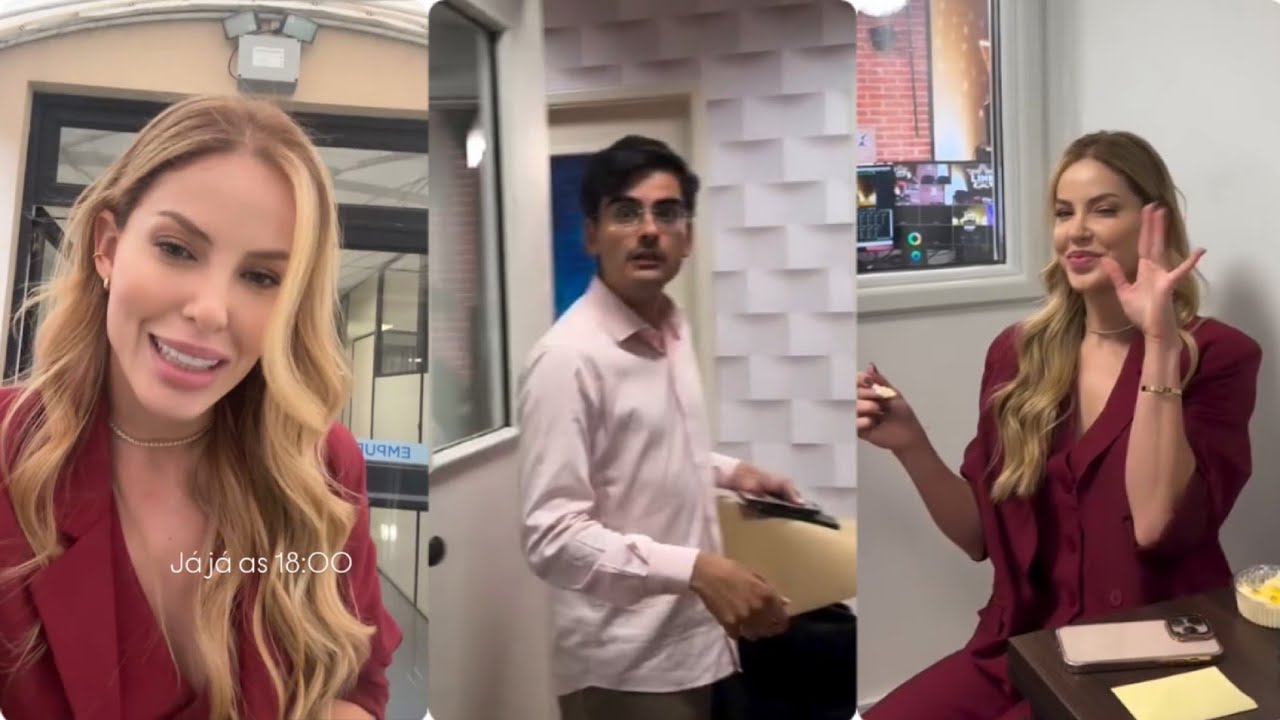 DUDU CAMARGO E SAORY TRABALHANDO JUNTINHOS NO LINK PODCAST 