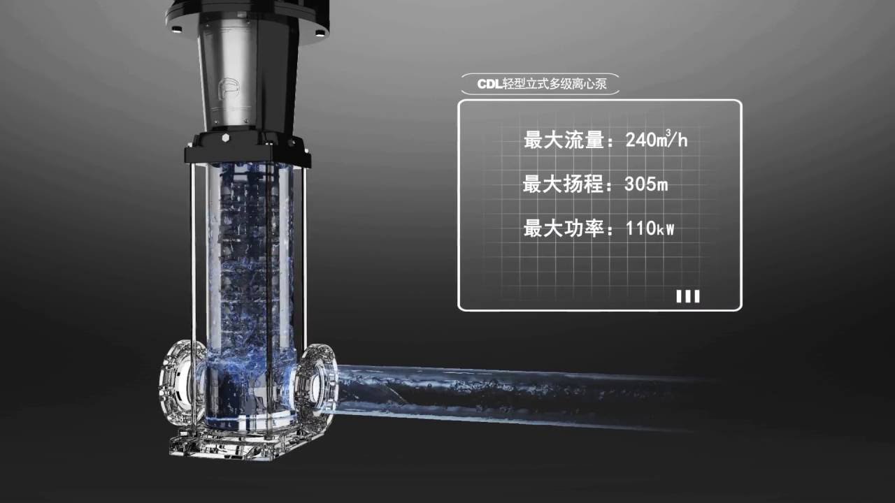 CNP CDLF vertical multistage pumps