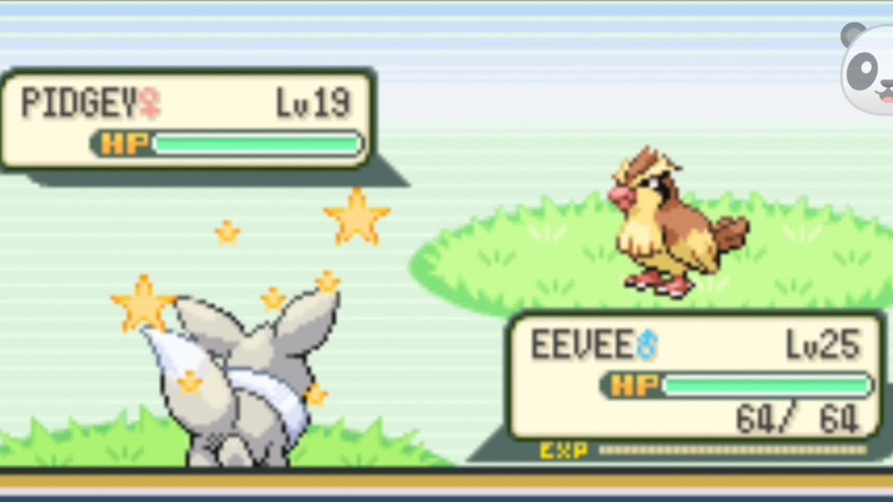 (Live) Shiny Eevee after 14,538 SR's in Pokemon Fire Red Version 