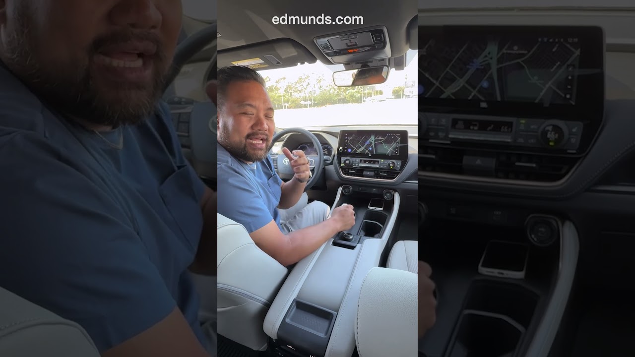 I test the Toyota Grand Highlander&rsquo;s technology #toyota #grandhighlander #carreview #suv