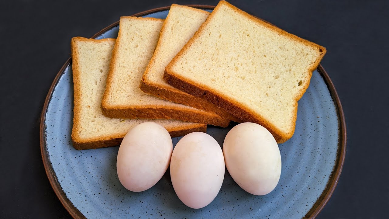 Just Bread + Egg = Mind-Blowing Breakfast! 🥚🍞 So Easy & Tasty Recipe.