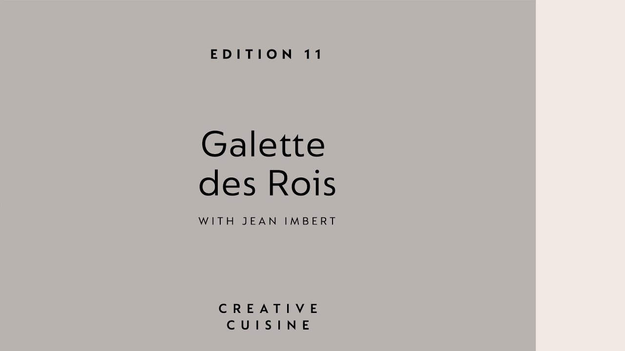 #NespressoEditions | Edition 11 | Galette des Rois with Jean Imbert