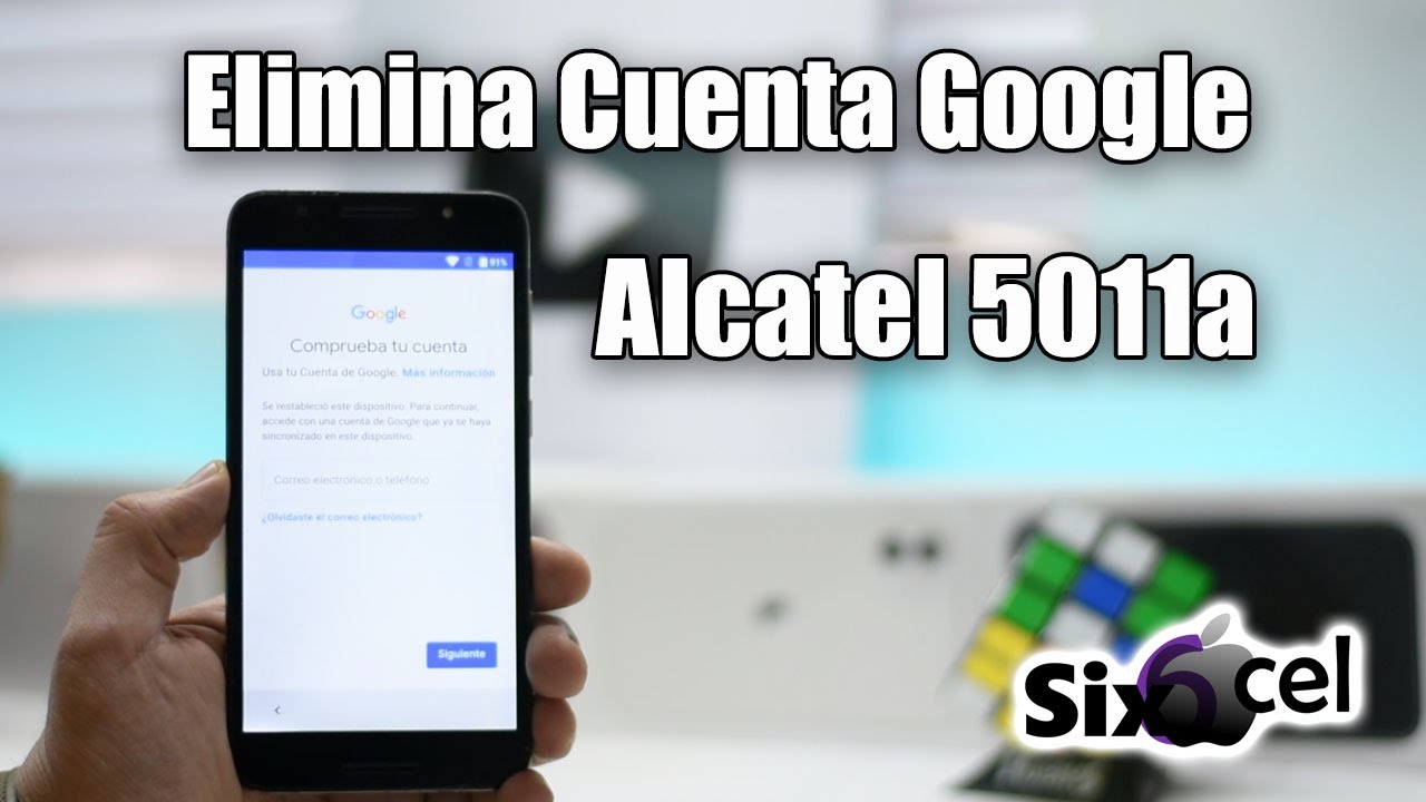 Elimina cuenta Google *Alcatel A3 plus*