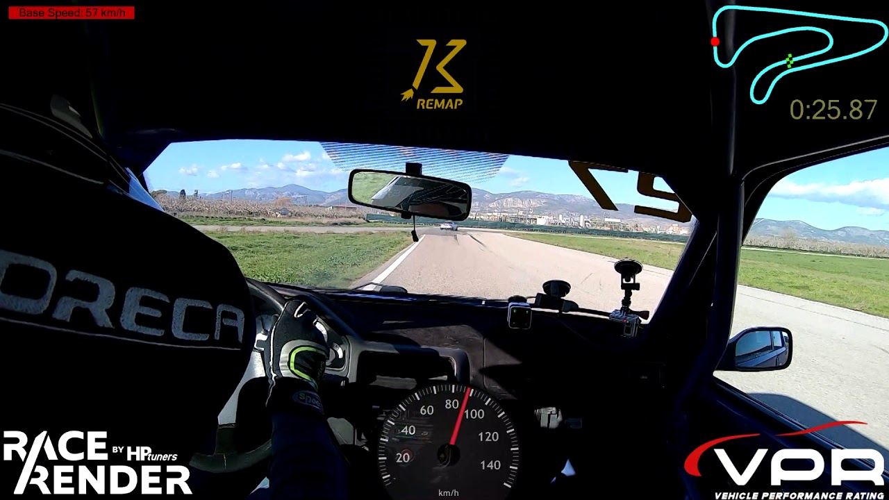 Peugeot 106 N/2 KB Remap 1:14.6 Athens Circuit HTTC Track Day