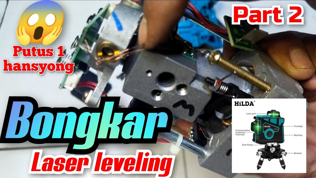 Bongkar laser leveling #part 2