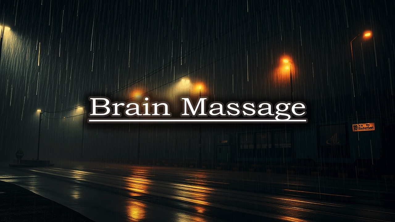Rain Sounds for Migraine Relief 🤕 Dark Screen Rain to Cure Headache & Eye Strain