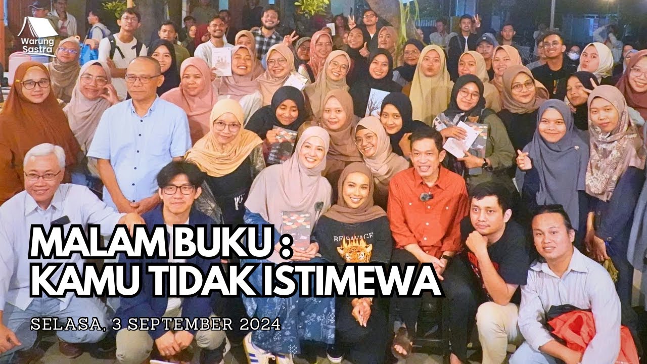 MALAM BUKU WARUNG SASTRA: KAMU TIDAK ISTIMEWA KARYA NATASHA RIZKY