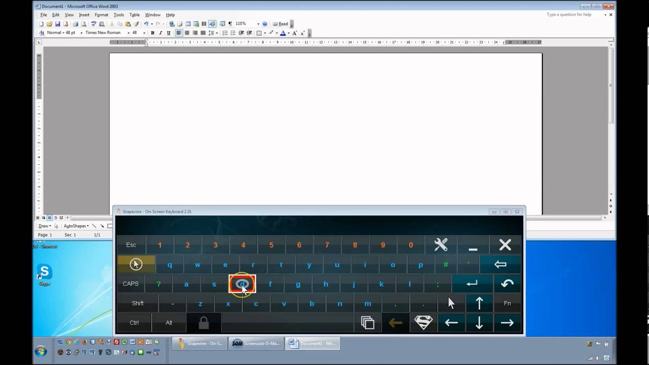 Demo 14 - Dwell Click on Grapevine Computer Access