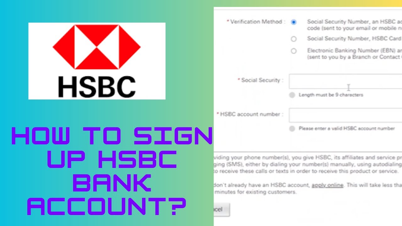 How to Sign up HSBC Bank Account? HSBC Open Account Guide