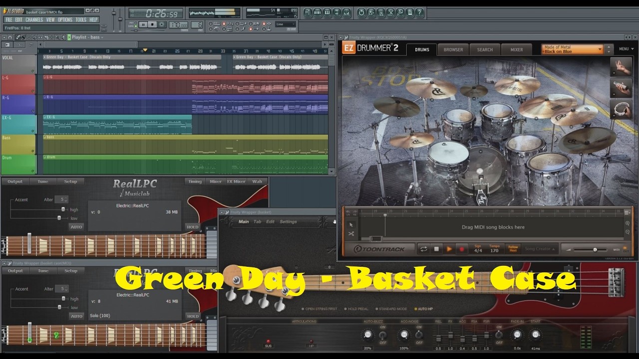 Green Day - Basket Case (FL Studio Cover)