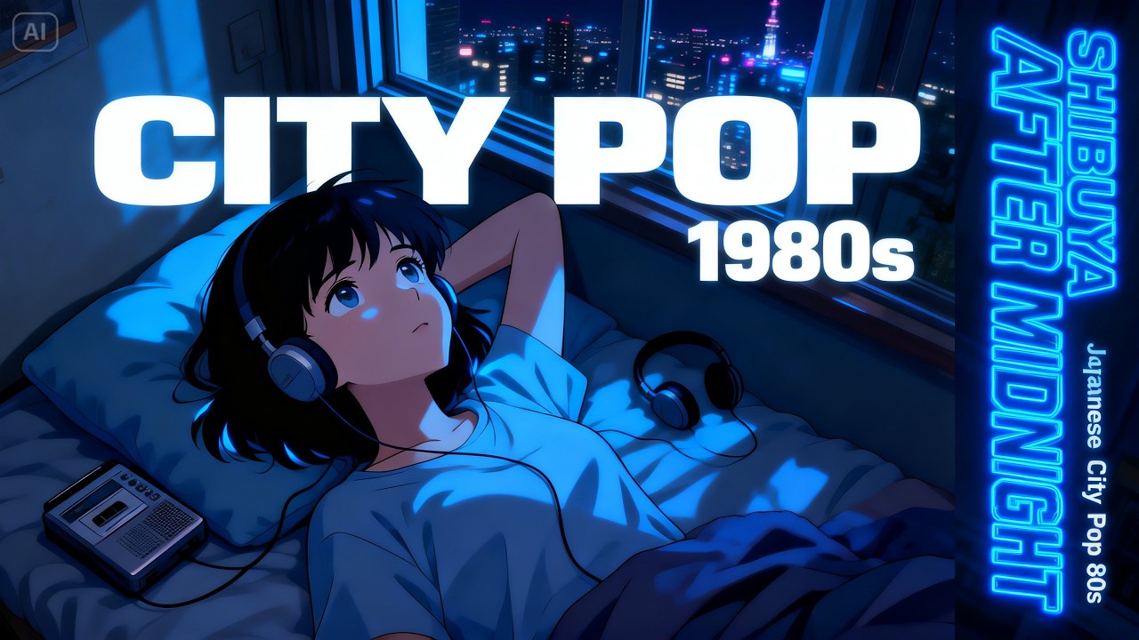 Japanese City Pop Night Mix – Shibuya After Midnight 🌙 80s Tokyo Vibes