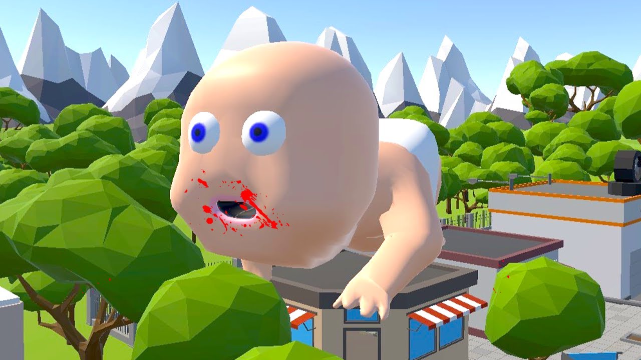 赤ちゃんに人間を食べさせて巨大化したら街を破壊する絶望ゲーム