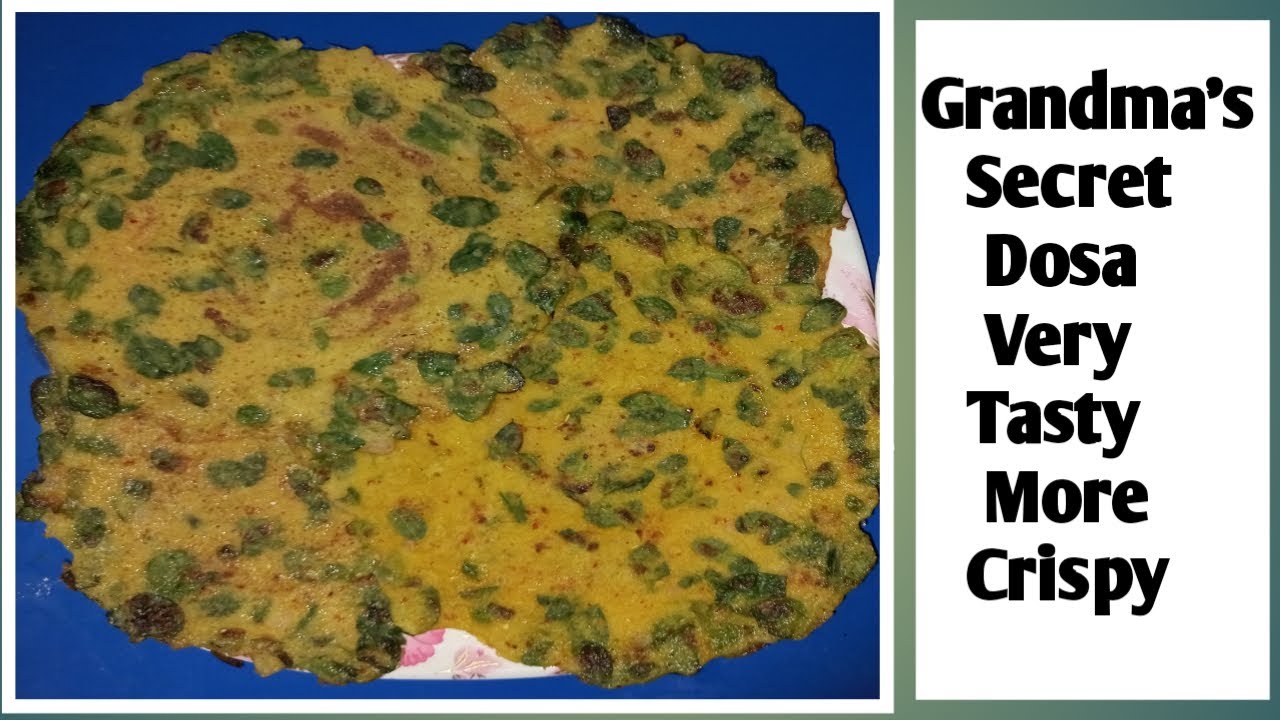 Grandma's secret dosa, Healthy dosa using drumstick leaves,Multigrain Dosa, Protein rich Adai dosa