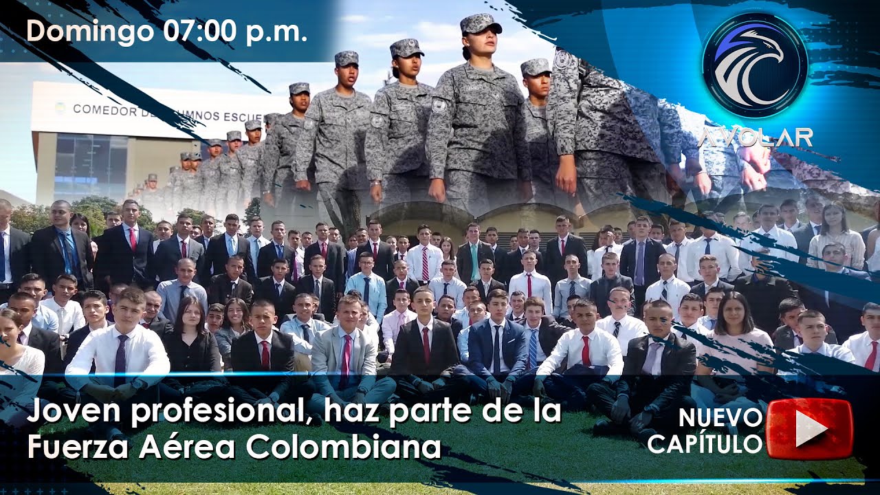 Joven profesional, aborda tu sueño de pertenecer a la Fuerza Aérea Colombiana