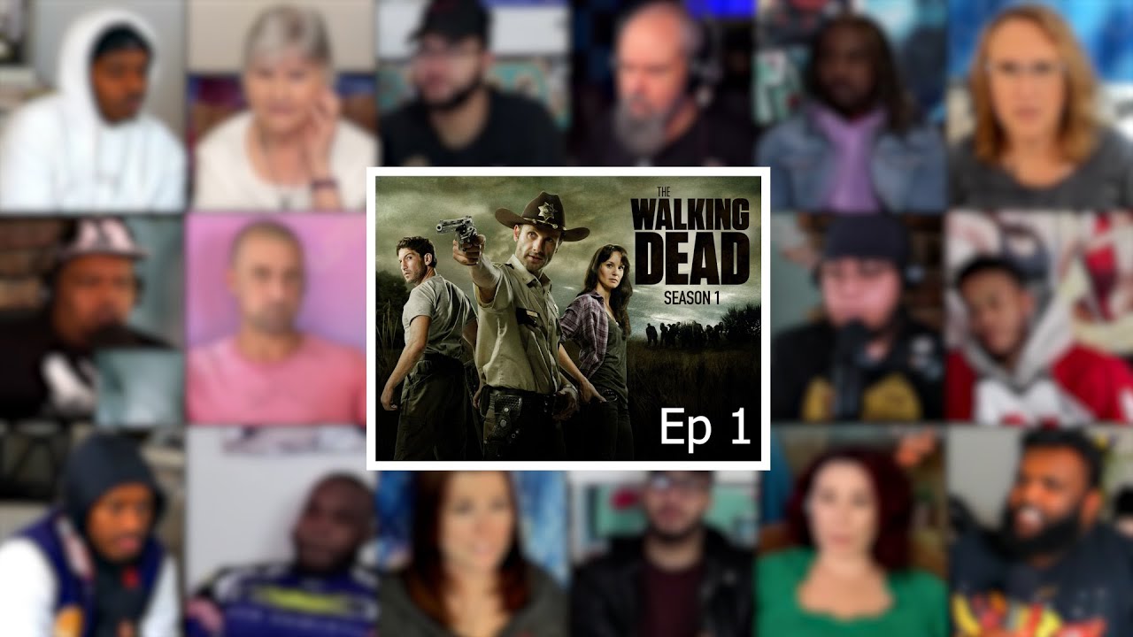 The Walking Dead Season 1 Ep 1 | Extended Reaction Mashup | #thewalkingdead