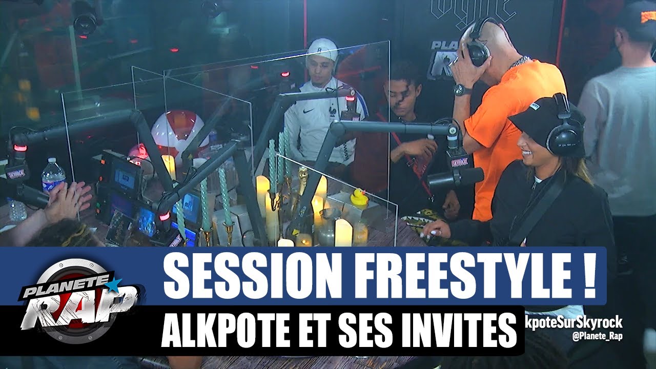 Alkpote - Session freestyle avec Doria, Diddi Trix, Luv Resval, Savage Toddy... #PlanèteRap
