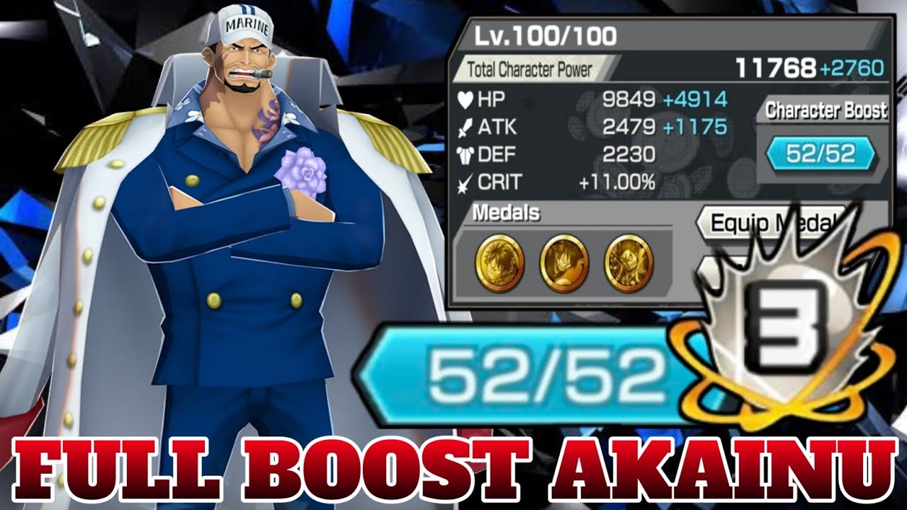 FULL BOOST AKAINU GAMEPLAY | ONE PIECE BOUNTY RUSH | OPBR