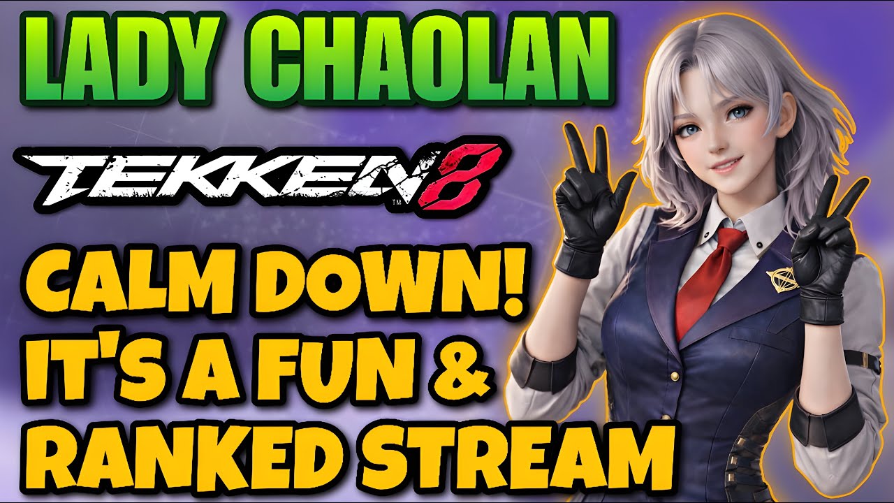 Lady Chaolan💜Fun Vibes in Tekken 8 Ranked 🔥| Lee Chaolan Gameplay | #youtube #tekken8 #live #gaming