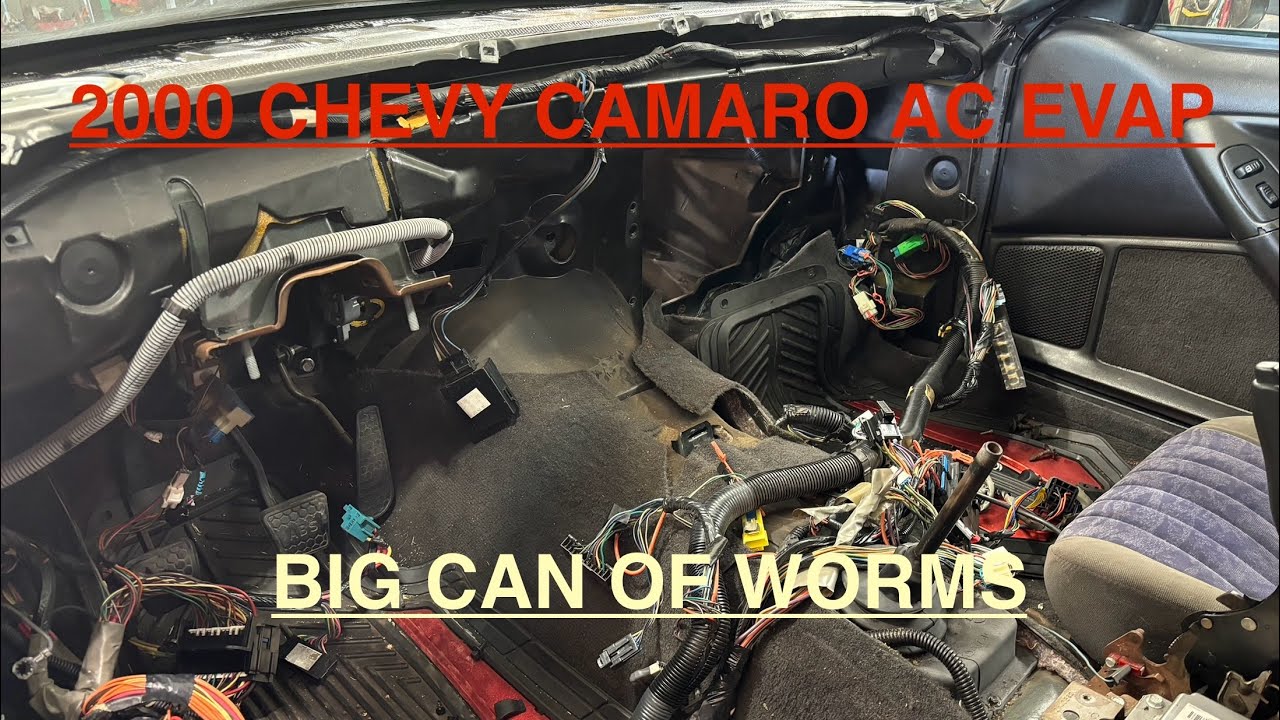 2000 Chevy Camaro Air Conditioning Evaporator Core Removal.