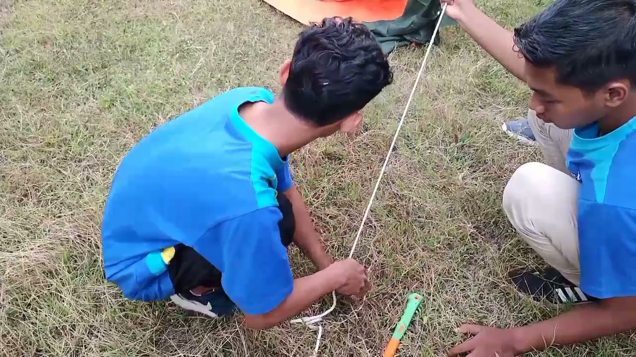 TUTORIAL MENDIRIKAN TENDA PRAMUKA