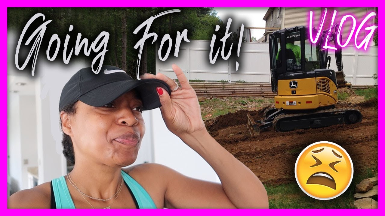 We broke ground on a long overdue OUTDOOR project! | VLOG