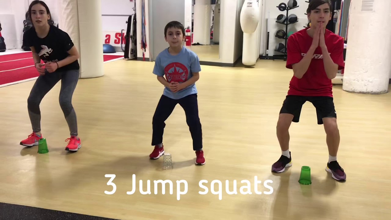 20 MInute Workout for Kids- Parisi Home Training - Focus is General Fitness