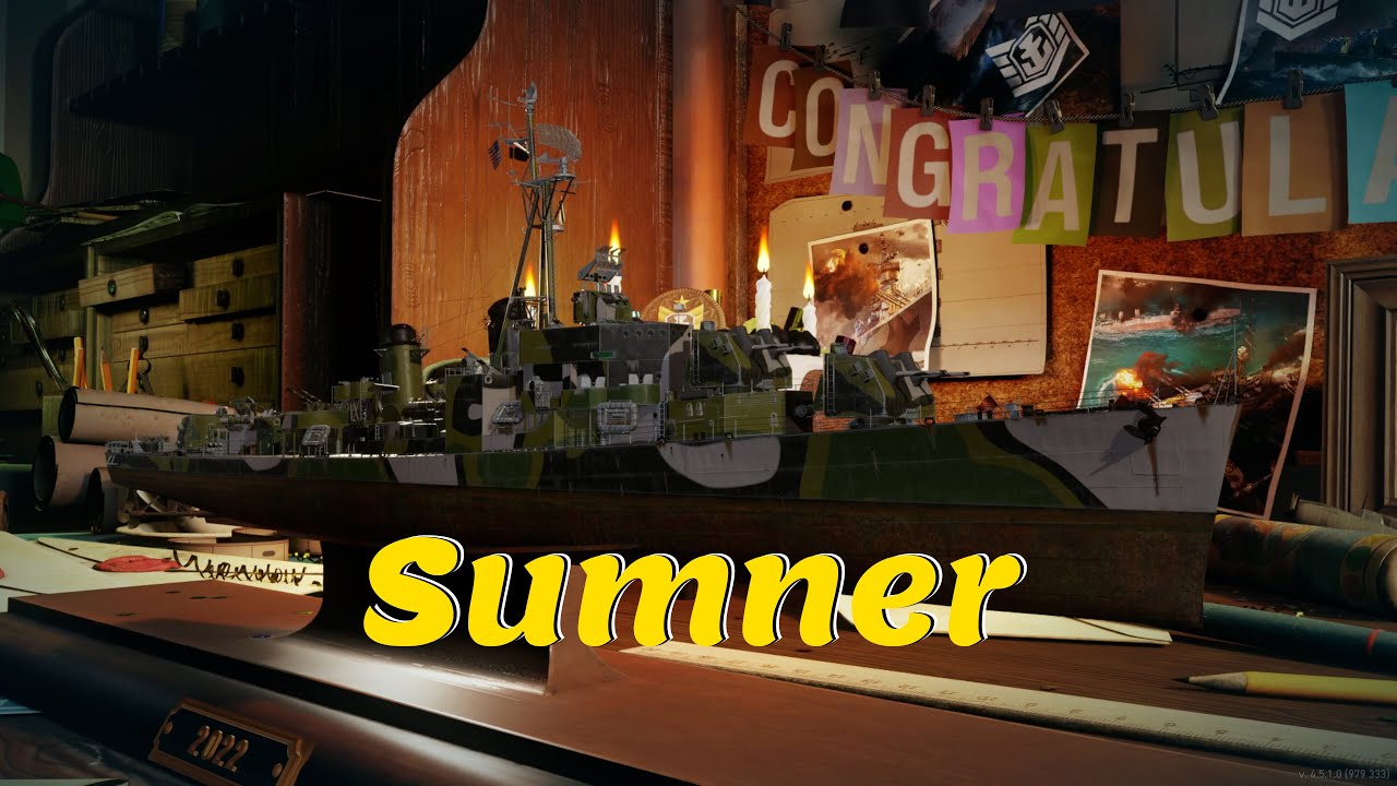Meet The Sumner! Tier 8 US Destroyer (World of Warships Legends)