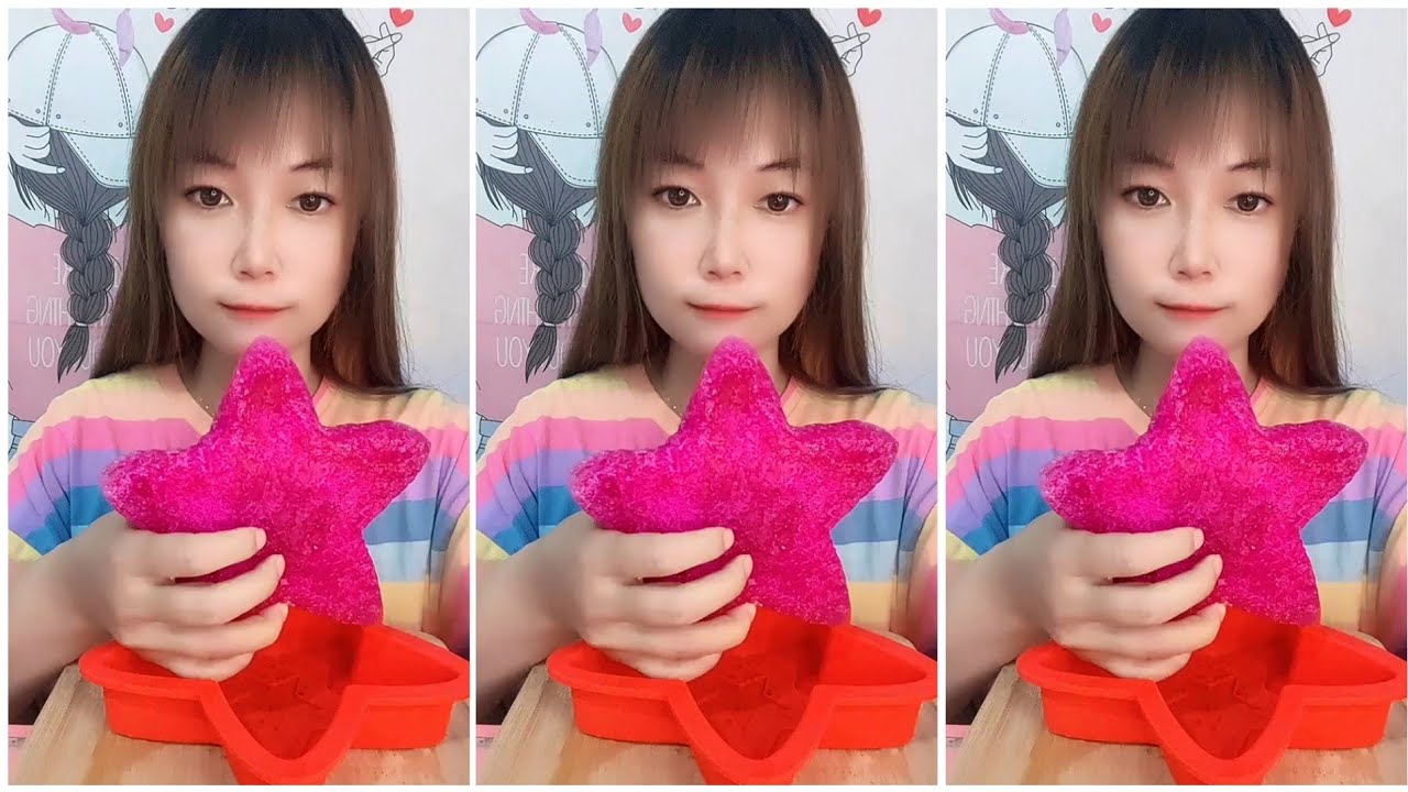 ASMR shaved ice eating