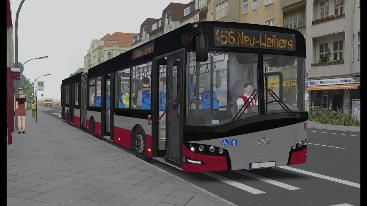 OMSI 2. Map Lemmental v3, Line 456, Solaris Urbino 18. Part 1