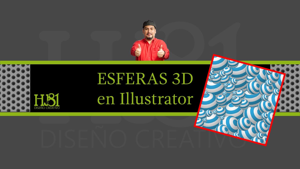 ESFERAS 3D en Illustrator