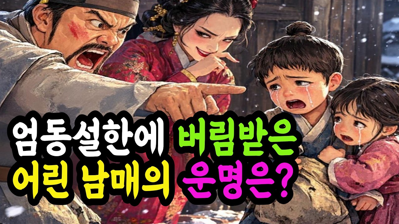 첩에 미쳐 남매를 내쫓은 아비의 최후  오디오북 | 야담 | 잠잘 때 듣는 이야기 | 옛날이야기