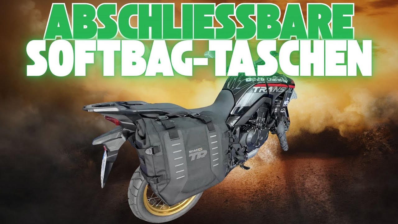 Abschließbare Softbag-Taschen Shad TR40 & 3P System für Honda XL750 Transalp 2025