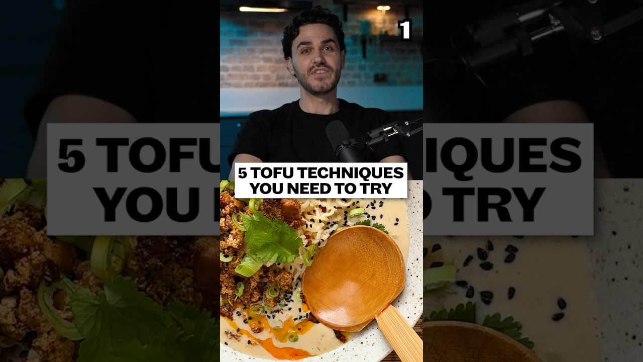5 Tofu Techniques You NEED To Try! ⬜🥢