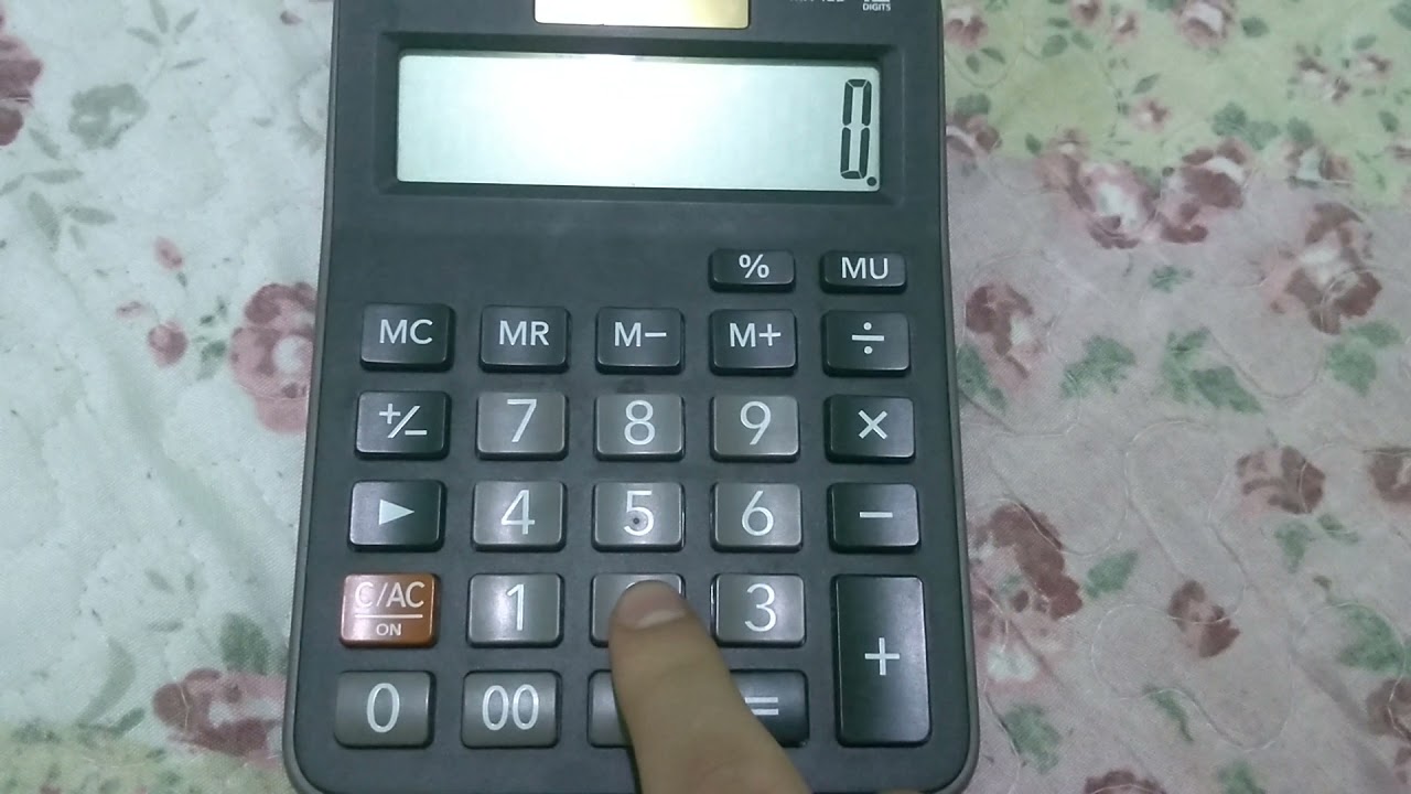 Como calcular a idade da pessoa na calculadora (Jeito certo)!!! Fácil!