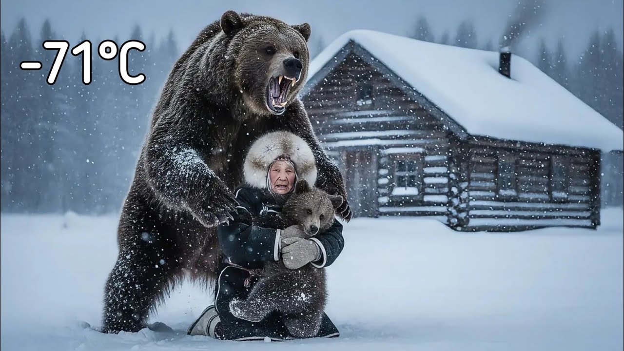 A 90-Year-Old Woman Saved a Bear Cub in -71°C Siberia… And the Mother Bear’s Ending Shocked Everyone