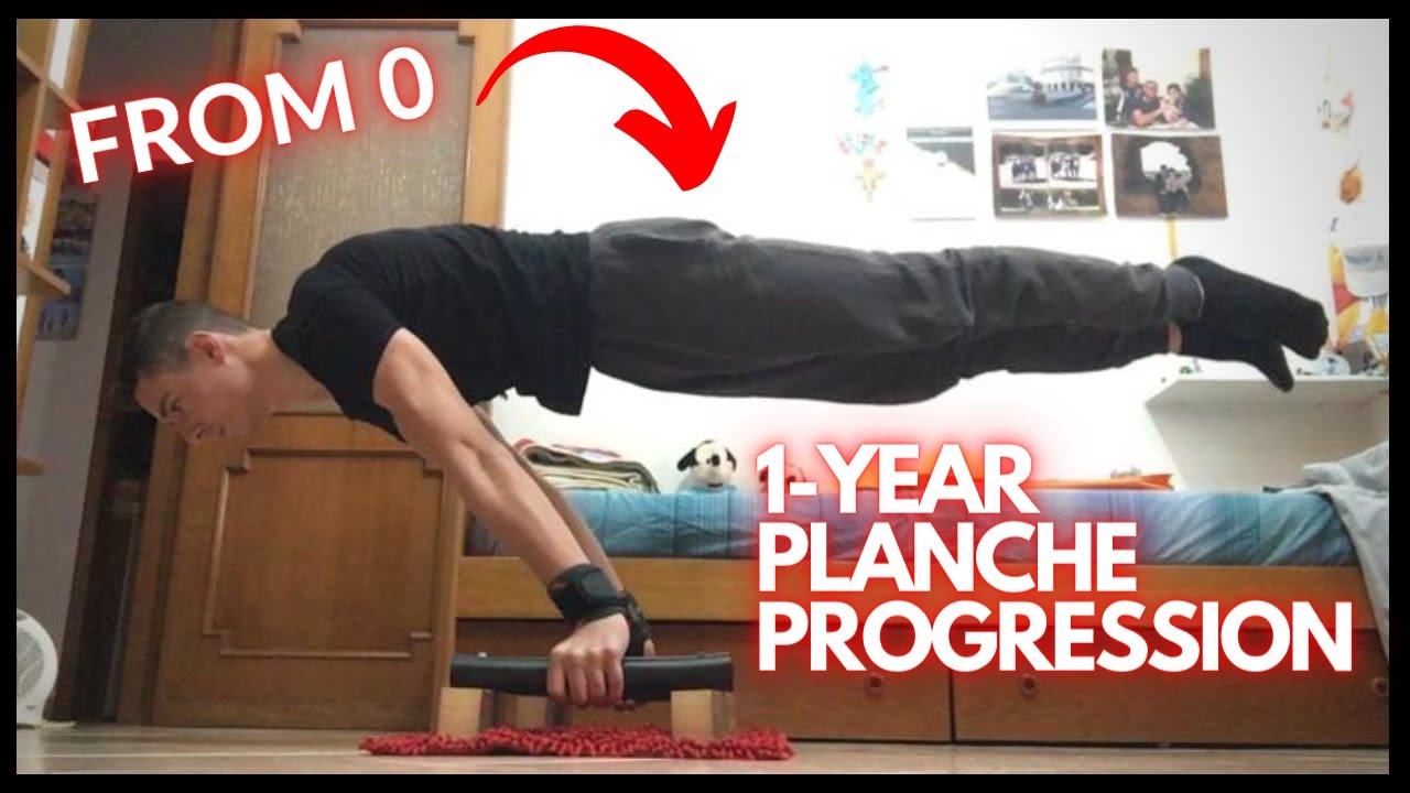 INCREDIBLE 1-YEAR PLANCHE PROGRESSION / From zero to full planche